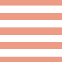 Horizontal Play Stripe in Grapefruit