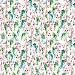 Pine Berry in White