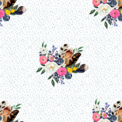 Western Bouquet in Spring Rain