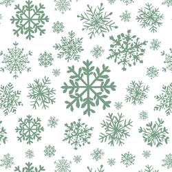 Snowy Skies in Soft Pine on White