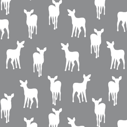 Fawn Silhouette in Smoke