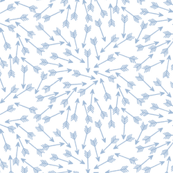Arrows in Water on White