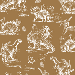 Dinosaurs in Ochre
