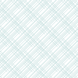 Thatched in Glacier Blue on White