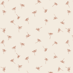 Ditsy Daisy in Sienna on Egret