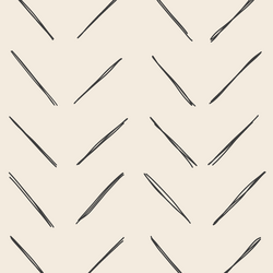 Large Chevron in Graphite on Egret