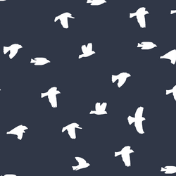 Flock Silhouette in Eclipse