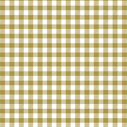 Small Buffalo Plaid in Gold