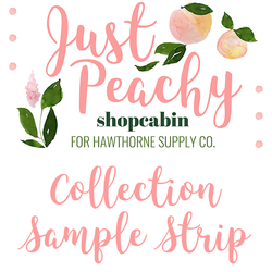 Just Peachy Sample Strip