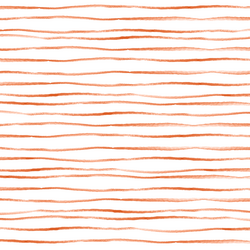 Sussex Stripe in Rouge on White