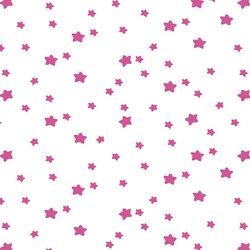 Star Light in Petunia on White