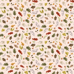 Little Leaves in Soft Peach