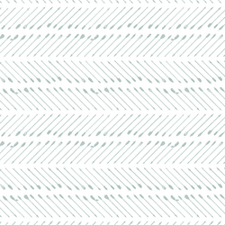 Chevron Arrows in Blue Lagoon on White