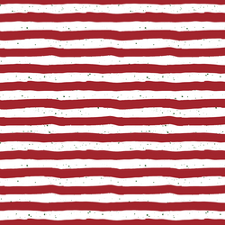 Merry Stripe in Berry Red