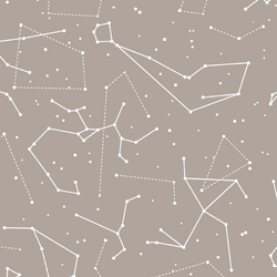 Star Charts in Taupe