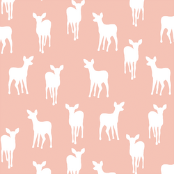 Fawn Silhouette in Petal