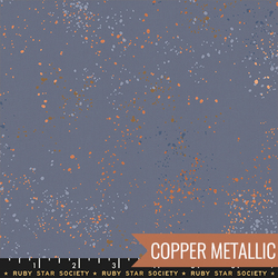 Speckled in Metallic Denim