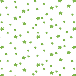 Star Light in Greenery on White