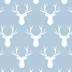 Stag Silhouette in Sky