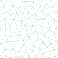 Astral Nights in Mint on White
