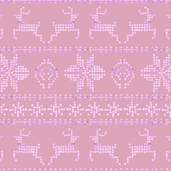 Fair Isle in Sweet Mauve