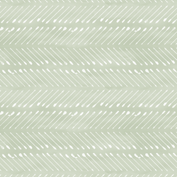 Chevron Arrows in White on Light Sage Wash