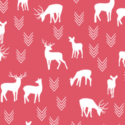 Deer Silhouette in Passion