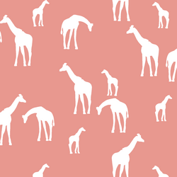 Giraffe Silhouette in Tulip