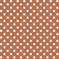 Candy Dot in Terracotta