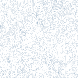 Paperie in Periwinkle on White