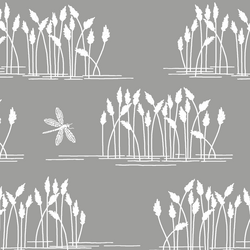 Reeds in Dark Pebble