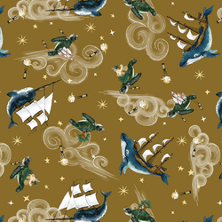 Sea Tossed in Light Gold