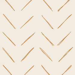 Large Chevron in Spruce Yellow on Egret