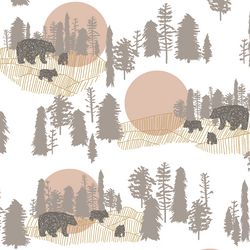 A Walk in the Woods in Dark Shell and White