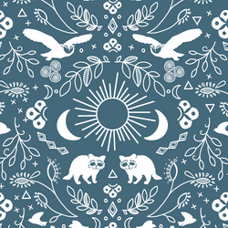 Daybreak Damask in Lake