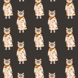 Little Miss Kitty in Brown