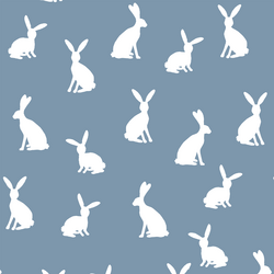 Cottontail Silhouette in Dusk