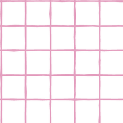 Windowpane in Begonia on White