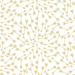 Arrows in Honey on White