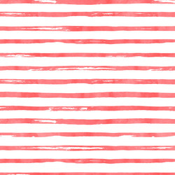Watercolor Stripes in Peppermint