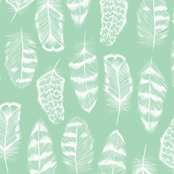 Plume in Seaglass