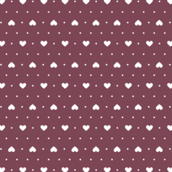 Heart Dots in Wildberry
