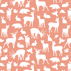 Forest Friends in Grapefruit