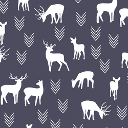 Deer Silhouette in Ink