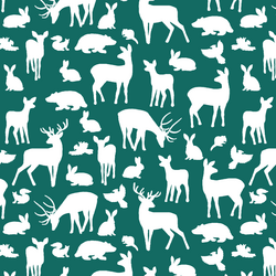 Forest Friends in Emerald
