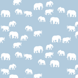 Elephant Silhouette in Sky