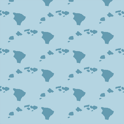 Hawaiian Islands in Light Breeze
