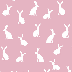 Cottontail Silhouette in Carnation