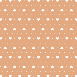 Heart Dots in Honey Tea
