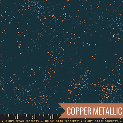 Speckled in Metallic Teal Navy